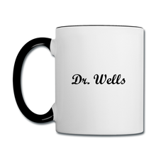 Load image into Gallery viewer, Dr. Wells Coffee Mug - white/black
